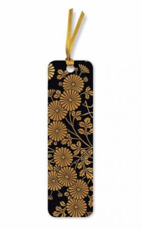 Bookmarks: Uematsu Hobi, Box Decorated with Chrysanthemums (pack of 10) by FLAME TREE STUDIO