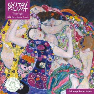 Sustainable Jigsaw: Gustav Klimt, The Virgin (1000-piece) by FLAME TREE STUDIO