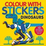 Colour With Stickers Dinosaurs