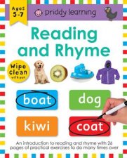Reading And Rhyme Wipe Clean Workbook