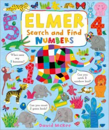 Elmer Search and Find Numbers by David McKee & David McKee