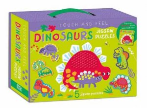 Touch And Feel Puzzle And Book Set: Dinosaurs by Various