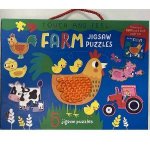 Touch And Feel Puzzle And Book Set Farm