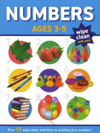 Wipe Clean Book And Pen: Numbers by Various