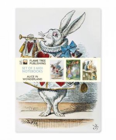 Midi Notebook Collection: Alice In Wonderland (Set Of 3) by Various