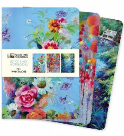 Midi Notebook Collection: Nel Whatmore (Set of 3) by Flame Tree Studio