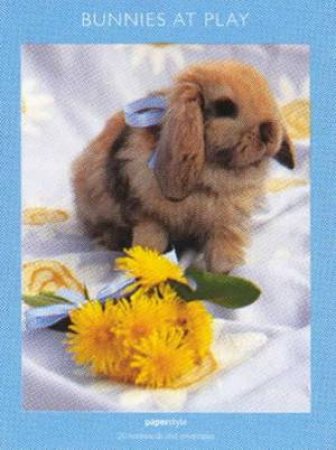 Paperstyle: Bunnies At Play Notecards by Notecards & Envelopes