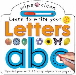 Wipe Clean Board Book: Learn To Write Your Letters ABC by Various