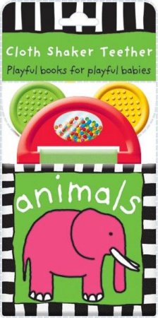 Cloth Shaker Teether: Animals by Priddy Books