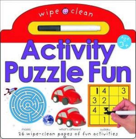 Let's Learn Activity Book: Puzzle Fun by Wipe Clean 