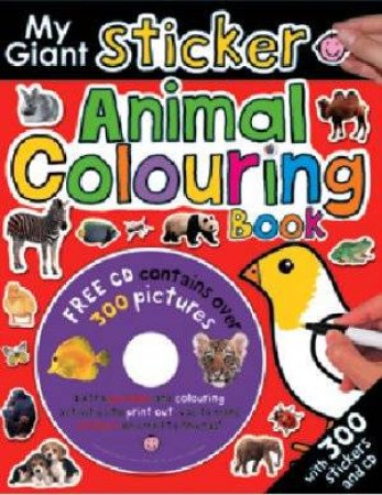 My Giant Sticker Animal Colouring Book by My Giant Sticker 