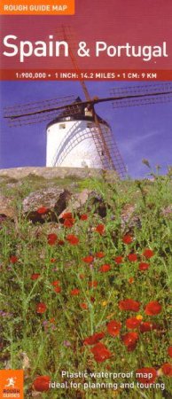 The Rough Guide Map: Spain And Portugal by Rough Guides