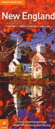 The Rough Guide Map To New England by Rough Guides