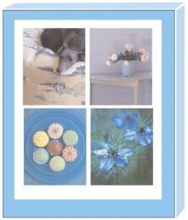 Blue Boxed Notecards by Quadrille Plus