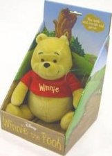 Winnie The Pooh Cloth Book Plush Toy With Rattle And Mirror