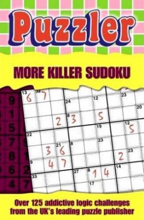 Puzzler More Killer Sudoku by Puzzler Media