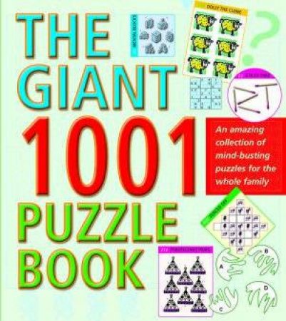 Giant 1001 Puzzle Book by Robert Allen