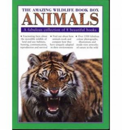 Animals: The Amazing Wildlife Book Box - Contains 8 Books by Various