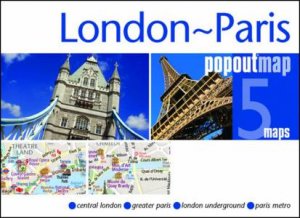 London Paris PopOut Map by Compass Maps