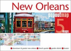 New Orleans PopOut Map (3rd edition) by Various 