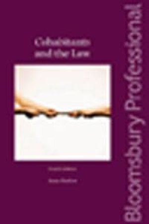 Cohabitants And The Law 4th Edition by Anne Barlow