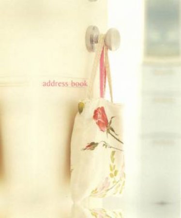 Rose-Print Bag Pocket Address Book by Unknown