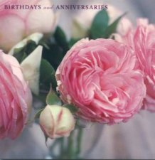 Birthdays And Anniversaries Birthday Book