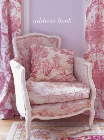 Pink Chair Pocket Address Book by RPS