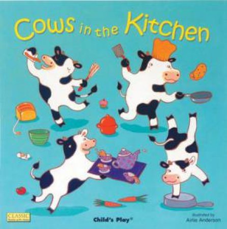 Cows in the Kitchen by Airlie Anderson