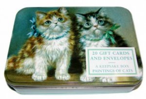 Painting Of Cats Tin Box by Unknown