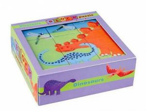 Dinosaur Block Puzzle by BAREFOOT