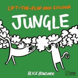 Lift-the-flap And Colour: Jungle by Alice Bowsher