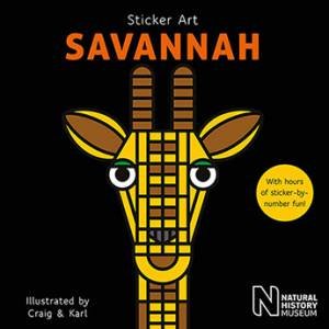 Sticker Art Savannah by Natural History Museum & Craig Redman & Karl Maier