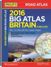 Philips Big Road Atlas Britain and Ireland 2016