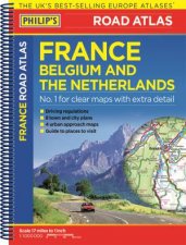 Philips Road Atlas France Belgium And The Netherlands