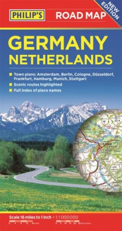 Philip's Germany and Netherlands Road Map by Philip's