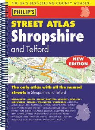 Philip's Street Atlas Shropshire and Telford by Philip's