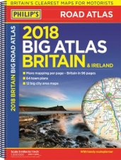 Philips Big Road Atlas Britain and Ireland 2018