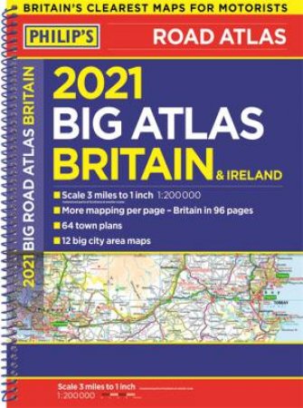 Philip's Big Road Atlas Britain And Ireland by Various