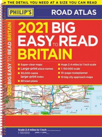 Philip's EasyRead Britain Road Atlas by Various