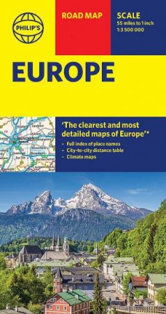 Philip's Europe Road Map by Maps Philip's