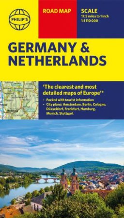 Philip's Germany and Netherlands Road Map by Philip's Maps