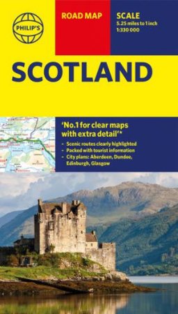 Philip's Scotland Road Map by Philip's Maps