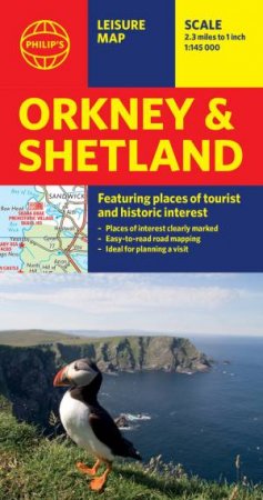 Philip's Orkney and Shetland: Leisure and Tourist Map by Philip's Maps