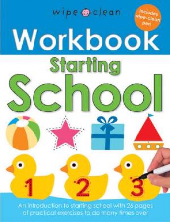 Starting School by Clean Workbooks Wipe