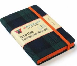 Waverley Scotland Black Watch Tartan Cloth Commonplace Notebook by Various