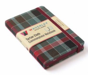 Waverley Scotland Gordon Red Weathered Tartan Cloth Commonplace Notebook by Various