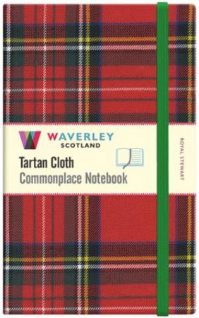 Waverley Scotland Royal Stewart Tartan Cloth Large Notebook by Various