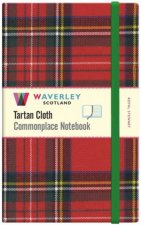 Waverley Scotland Royal Stewart Tartan Cloth Large Notebook