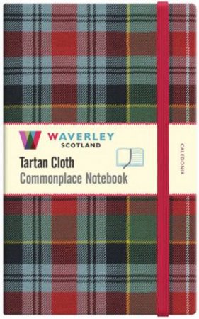 Waverley Scotland Caledonia Tartan Cloth Large Notebook by Various